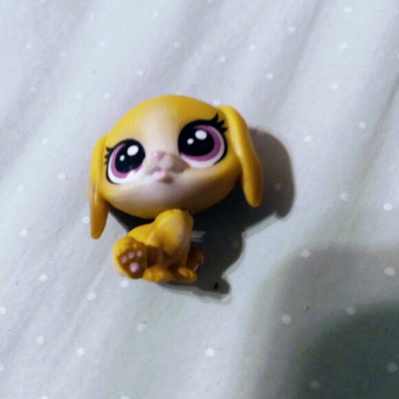 LPS Littlest Pet Shop Tiny tan puppy toy figure - Picture 3 of 6